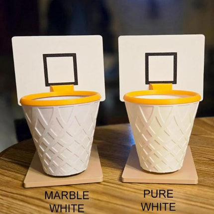 Large Basketball Net Pencil Holder with Backboard.