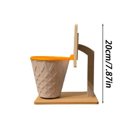 Large Basketball Net Pencil Holder with Backboard.