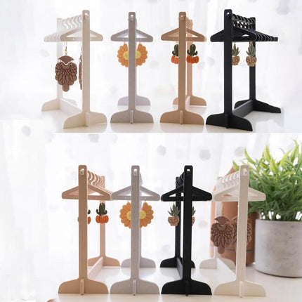 Earring Holder,Earring Display, Earring Hanger, , Jewelry Display Jewelry hanger Multiple style hangers available, clothing rack for earrings（White）.
