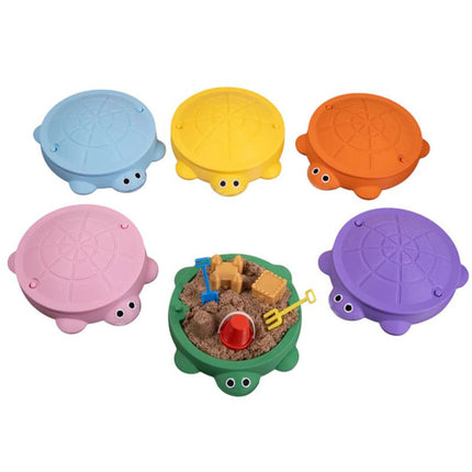 Mini Turtle Sandbox Desk Toy with  Small Tools, Mini Zen Garden Fidget Stress Relief Toys for Adults and Kids, Desktop Decor Accessories for Home and Office.