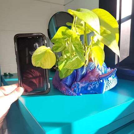 Dragon Planter, 3D Printed, Fantasy Decor, Dragon Pot, Dragon Bowl, Dragon Dish.