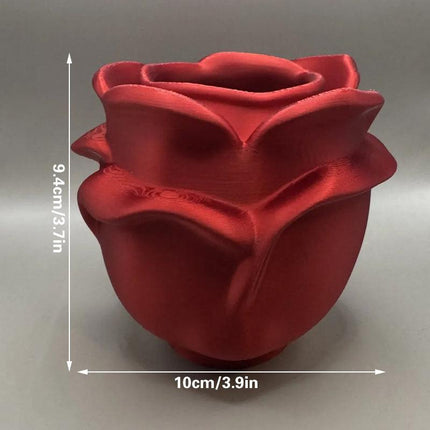 Rose Pen Holder (Red).