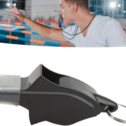 100 Pack Pea-less Plastic Whistles with Lanyards, Loud Crisp Sound Sports Whistle for Coaches, Referees & Officials, Durable Lightweight Outdoor Training Equipment.