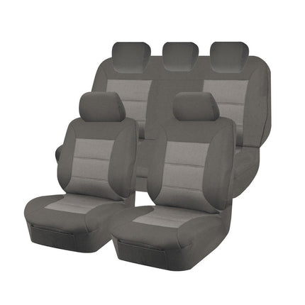 Seat Covers for MAZDA BT-50 B22P/Q-B32P/Q UP SERIES 10/2011 ? 08/2015 DUAL CAB FR GREY PREMIUM.