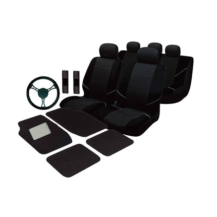 Universal Ultimate Car Accessories Value Pack  - Black.