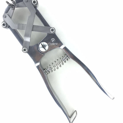 Cattle Lamb Sheep Stainless Steel Elastrator Castrating Plier with 100 Rubber.