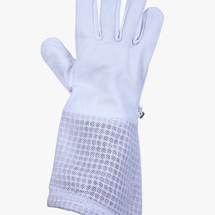 Beekeeping Bee Gloves Goat Skin 3 Mesh Ventilated Gloves-2XL.