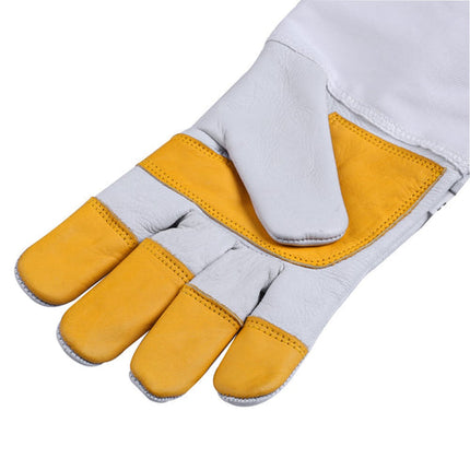 Beekeeping Bee Gloves Cow Hide Ventilated  Heavy Duty Gloves  2XL.