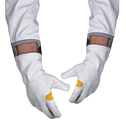 Beekeeping Bee Gloves Cow Hide Ventilated  Heavy Duty Gloves  2XL.
