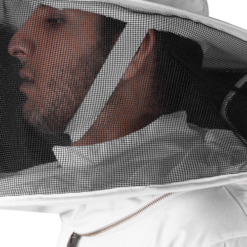 Beekeeping Bee Full Suit Standard Cotton With Round Head Veil  L.
