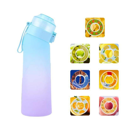 0 Sugar 0 Calorie Scented Water Bottle Blue purple gradient.