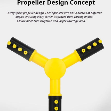 1SetSprinkler(Base+Trident)-Yellow.