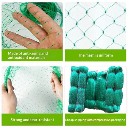Transparentnylonmesh,4meterswideby12meterslong.