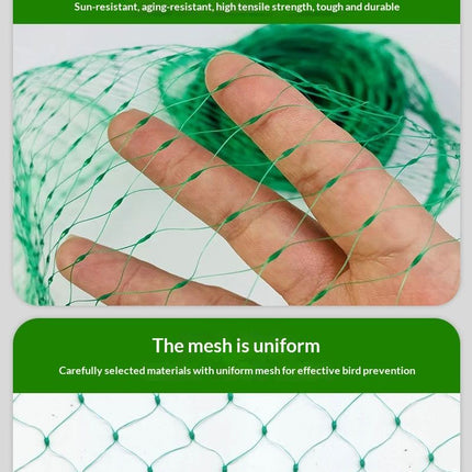 Transparentnylonmesh,4meterswideby12meterslong.