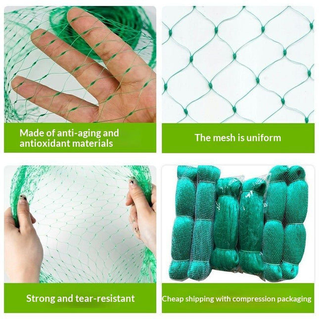 Transparentnylonmesh,4meterswideby20meterslong.