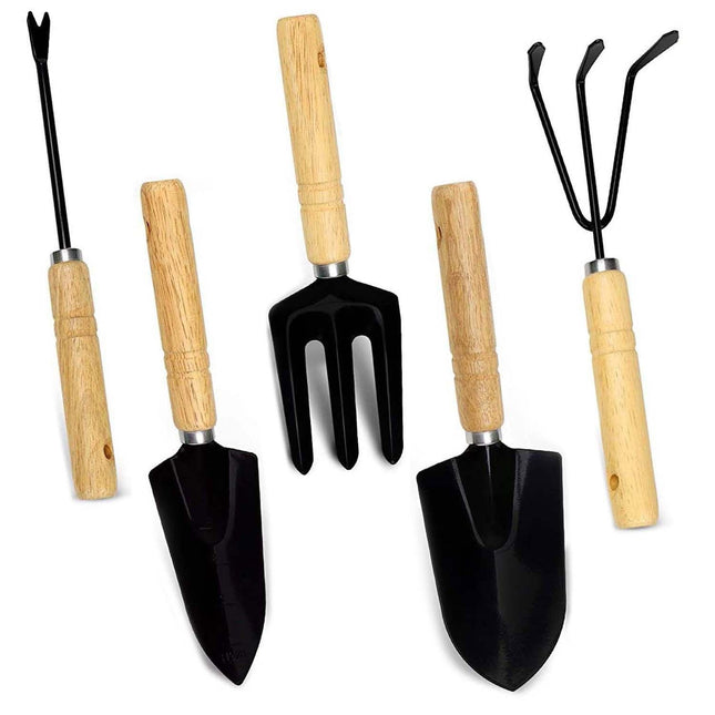 LandscapingTools5-PieceSetwithWoodenHandles.