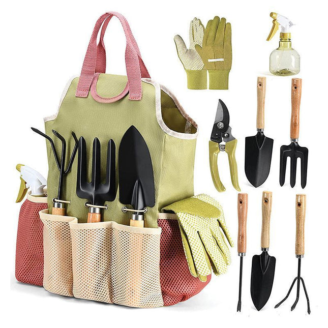 Landscaping9-PieceSet(IncludesTools,Shears,Bag,WateringCan).