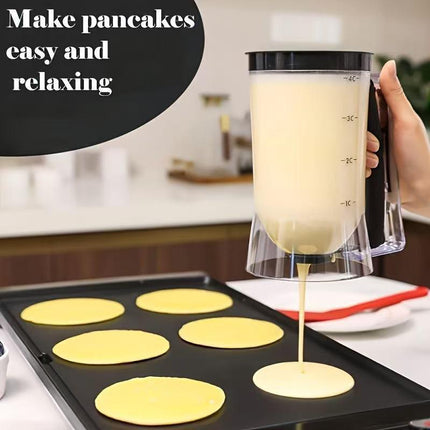 Handheld cake batter separator-Black.