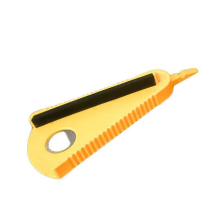 Multi-functional bottle cap opener.