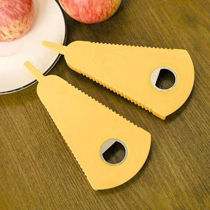Multi-functional bottle cap opener.