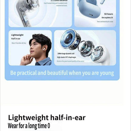 BS1 Bluetooth headset-White.