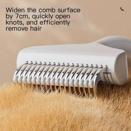 Cat hair comb-Yellow.
