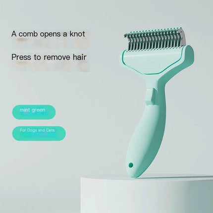 Cat hair comb-Yellow.