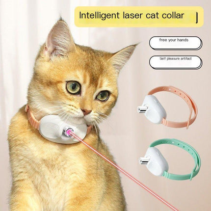 Laser cat teasing collar-Pink.
