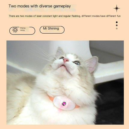 Laser cat teasing collar-Pink.