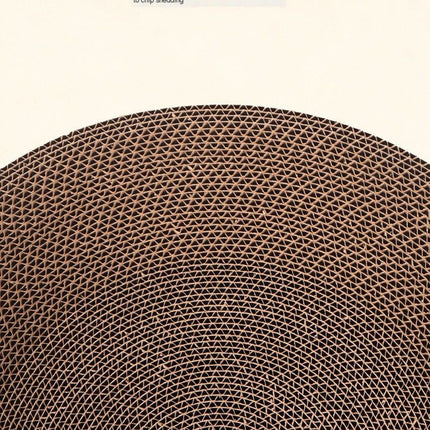 CatScratcher,OvalShape,MediumSize47x32-ThinStyle.