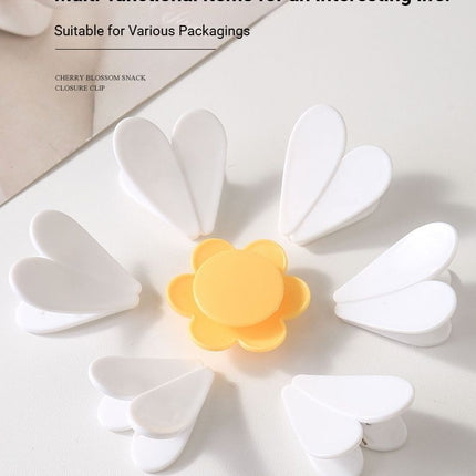 Daisy Sealing Clips Set White.