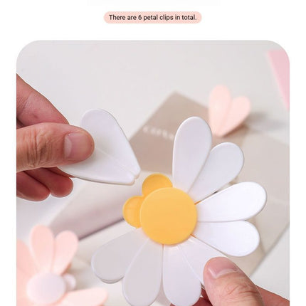 Daisy Sealing Clips Set White.