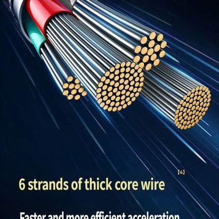 Fast charging data cable CtoC 100w 1m-Black.