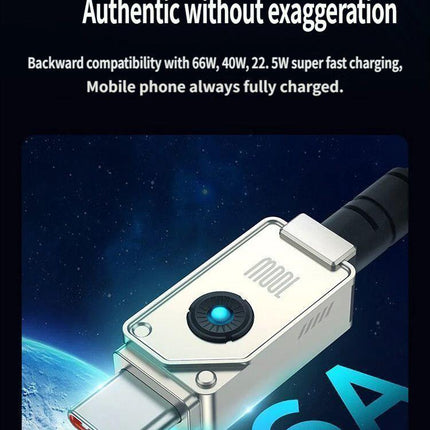 Fast charging data cable CtoC 100w 1m-White.