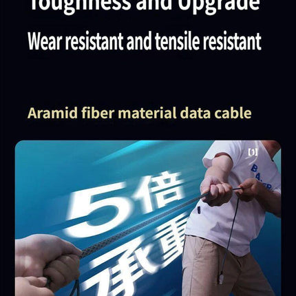 Fast charging data cable CtoC 100w 1m-White.