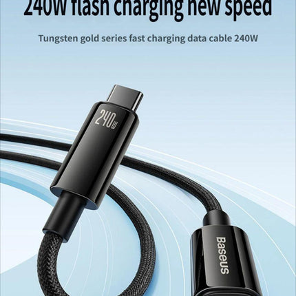 Data cable CtoC 240w 1m-Black.