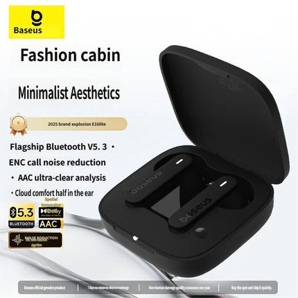 E16 Bluetooth headset-Beige.