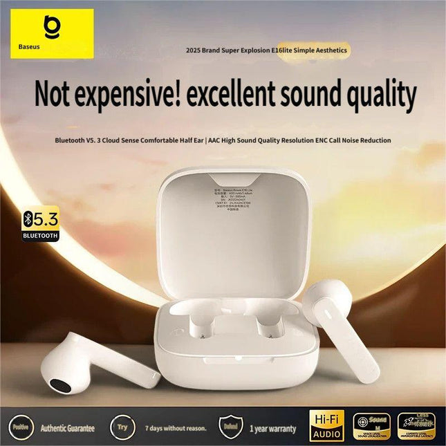 E16 Bluetooth headset-Blue.