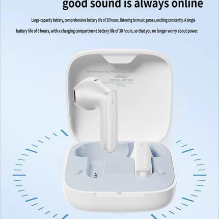 E16 Bluetooth headset-White.