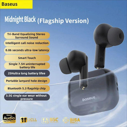 E17 Bluetooth headset-Black.