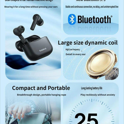 E17 Bluetooth headset-Black.