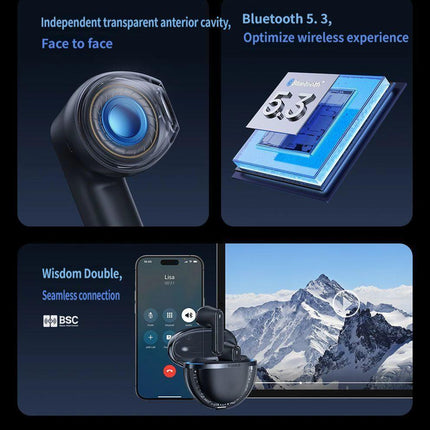 E5x Bluetooth headset-Black.