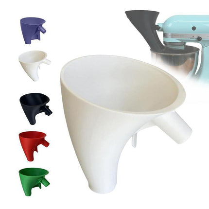 Flour Hopper Vertical Mixer - Large White.