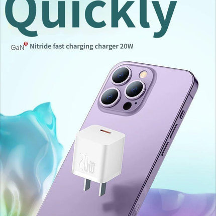 GaN5 Fast charging charger mini 1C 20W-Blue.