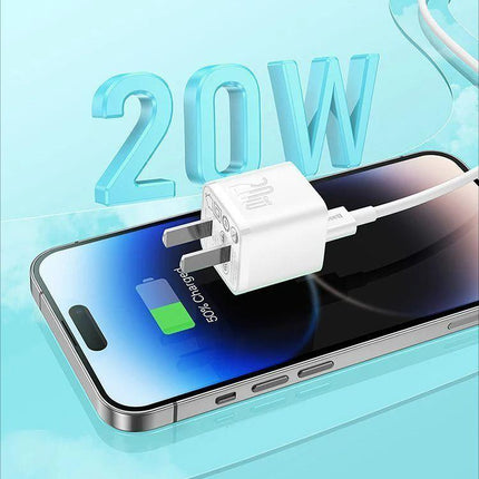 GaN5 Fast charging charger mini 1C 20W-Blue.