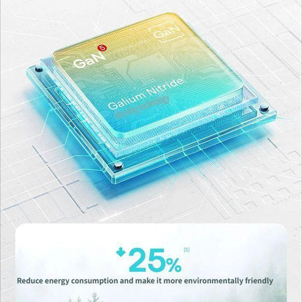 GaN5 Fast charging charger mini 1C 20W-Blue.
