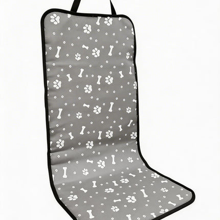 PetGrayBonePrintCarMat.