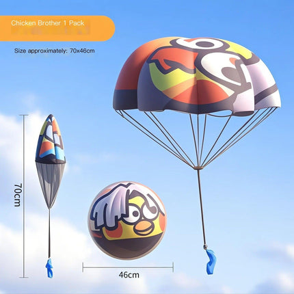 Hand-LaunchParachute-NewDinosaurDesign.