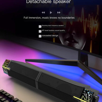M-T11 Bluetooth wired speaker-Black.