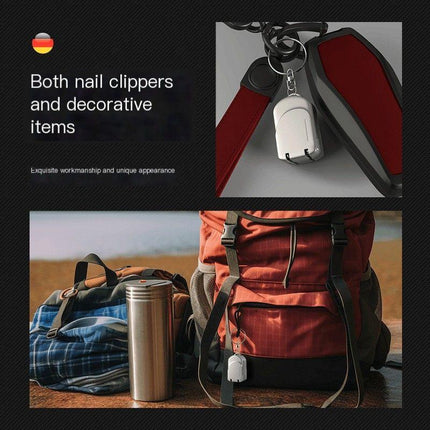 So he carried folding nail clippers-Champagne Gold Small Backpack.